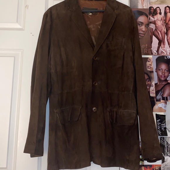 Banana  Republic Men’s Vintage suede jacket - Picture 1 of 4